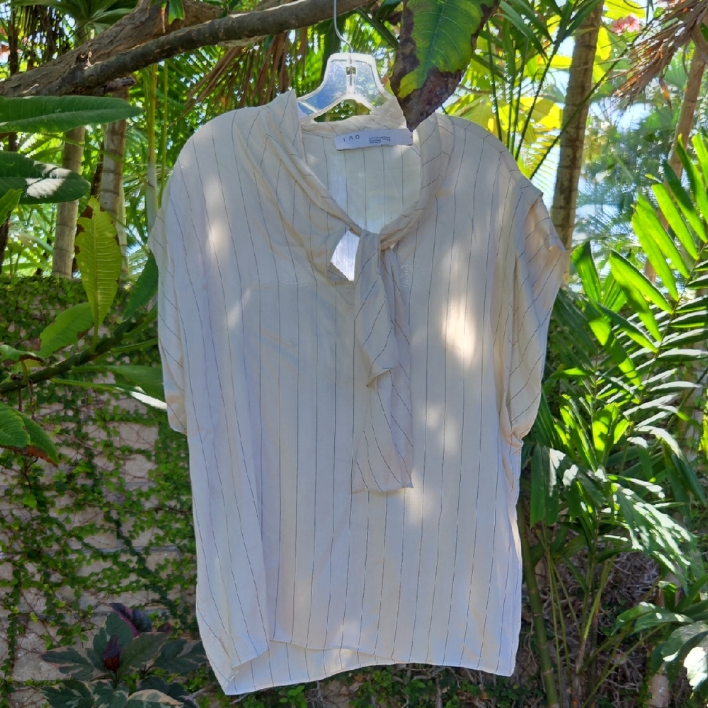 IRO Striped Sleeveless Blouse